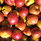 Äpfel im Bauernladen